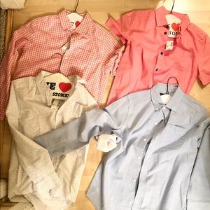 4 size 12 children’s place button downs